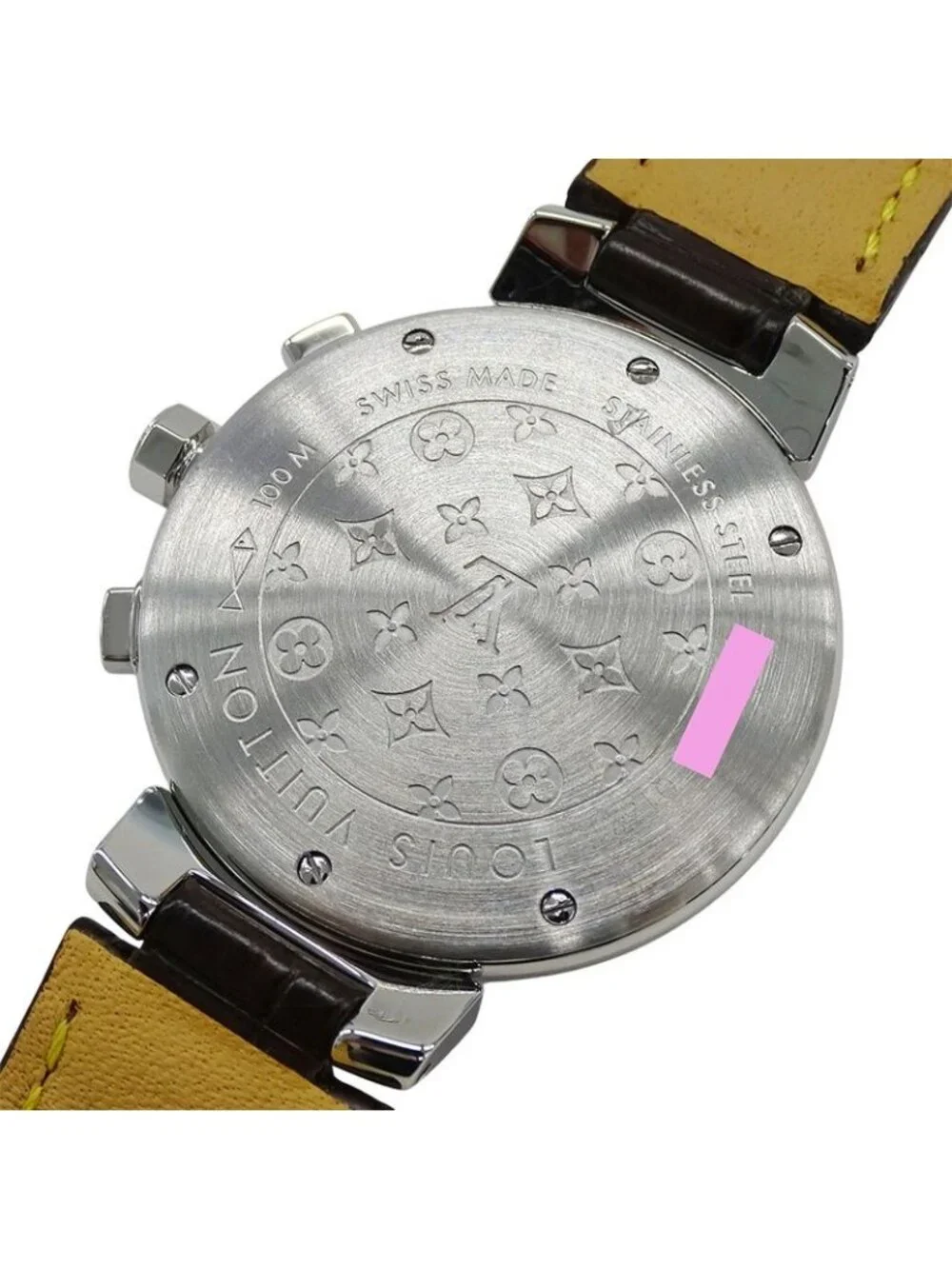 Louis Vuitton Watch Boys Tambour Chronograph Date Quartz Stainless Steel - Picture 6 of 14